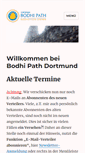 Mobile Screenshot of bodhipath-dortmund.de